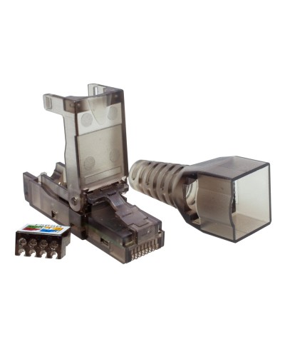 Коннектор 8P8C UTP 6A (RJ-45) безынструментальный (10-0239). Разъем RJ-45. SUPRLAN в Благовещенске