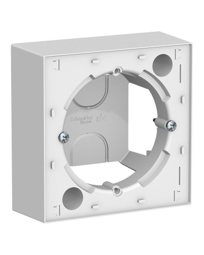 AtlasDesign коробка для наружного монтажа, белая (ATN000100). Коробка для наружного монтажа. Systeme Electric в Благовещенске