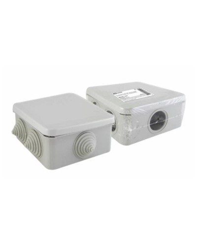 Коробка ОП 100х100х50мм, крышка, IP55, 6 вх. (SQ1401-1255). Распаячная коробка. TDM ЕLECTRIC в Благовещенске