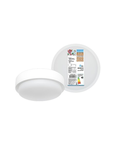 ДПП 3901 8Вт 6500К IP65 белый круг (SQ0366-0148). Светодиодный светильник LED. TDM ЕLECTRIC в Благовещенске