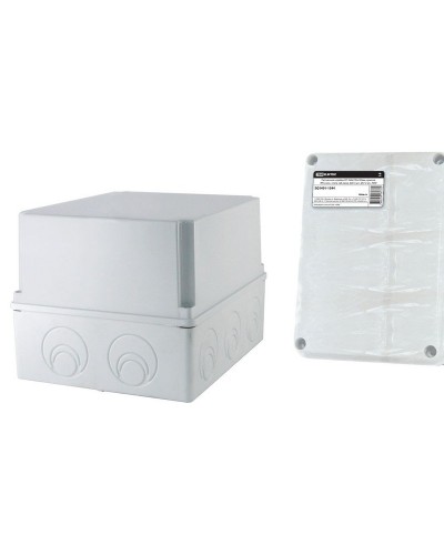 Коробка ОП 240х195х165мм, крышка, IP55, кабельные вводы d28-3шт, d37-2шт (SQ1401-1274). Распаячная коробка. TDM ЕLECTRIC в Благовещенске