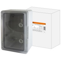 ЩМП-0-5, прозрачная крышка ABS, IP65, 500x400x240. Бокс пластиковый антивандальный. TDM ЕLECTRIC