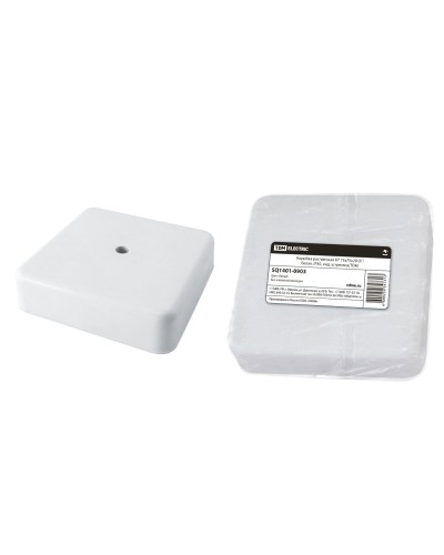 Коробка КР 75х75х20 ОП белая, IP40 (SQ1401-0903). Распаячная коробка. TDM ЕLECTRIC в Благовещенске