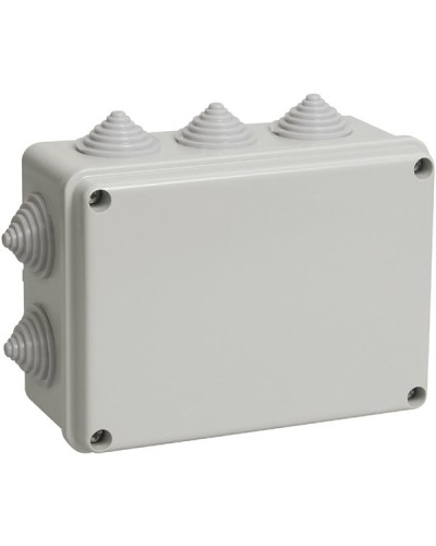 Коробка ОП 150х110х70мм, крышка, IP44, 10 гермовводов (SQ1401-1241). Распаячная коробка. TDM ЕLECTRIC в Благовещенске