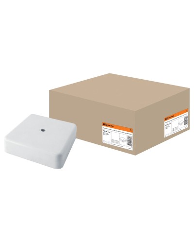 Коробка КР 100х100х29 ОП белая, IP40 (SQ1401-0207). Распаячная коробка. TDM ЕLECTRIC в Благовещенске
