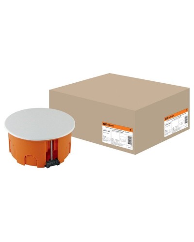 Распаячная коробка СП D80х40мм, крышка, пл. лапки, IP20, TDM (SQ1403-1025). Распаячная коробка СП. TDM ЕLECTRIC в Благовещенске