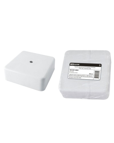 Коробка КР 50х50х20 ОП белая, IP40 (SQ1401-0901). Распаячная коробка. TDM ЕLECTRIC в Благовещенске