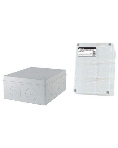 Коробка ОП 240х195х90мм, крышка, IP55, кабельные вводы d28-3шт, d37-2шт (SQ1401-1272). Распаячная коробка. TDM ЕLECTRIC в Благовещенске