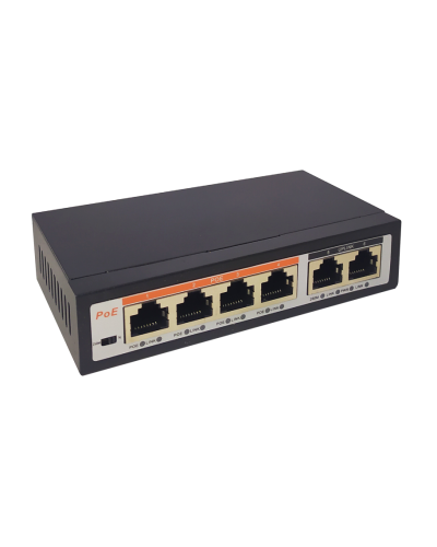 TI-204P, SIP коммутатор. Коммутатор с питанием по PoE. True-IP в Благовещенске
