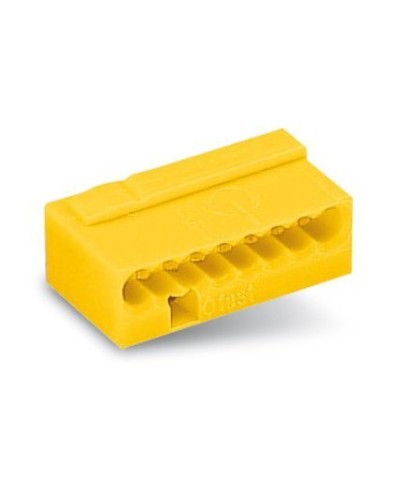 WAGO 243-508 Клемма MICRO 8-проводная желтая. Клемма для распределительных коробок. WAGO в Благовещенске