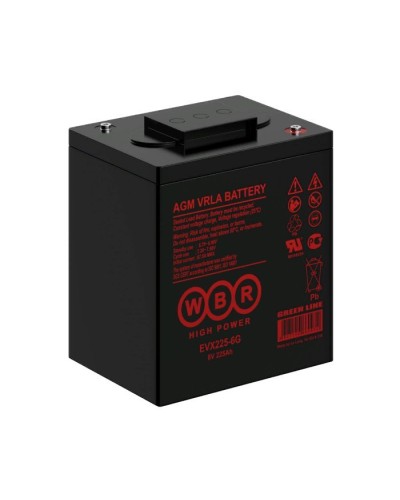 WBR EVX225-6G. Аккумулятор герметичный свинцово-кислотный. WBR в Благовещенске