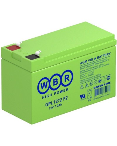 WBR GPL1272 F2. Аккумулятор герметичный свинцово-кислотный. WBR в Благовещенске