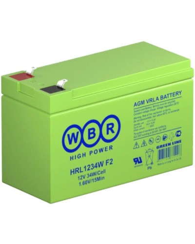 WBR HRL1234W F2. Аккумулятор герметичный свинцово-кислотный. WBR в Благовещенске