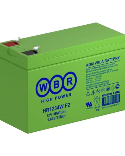 WBR HR1234W F2. Аккумулятор герметичный свинцово-кислотный. WBR в Благовещенске