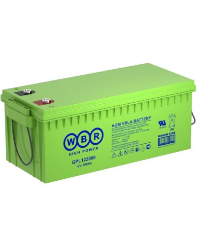 WBR GPL122000. Аккумулятор герметичный свинцово-кислотный. WBR в Благовещенске