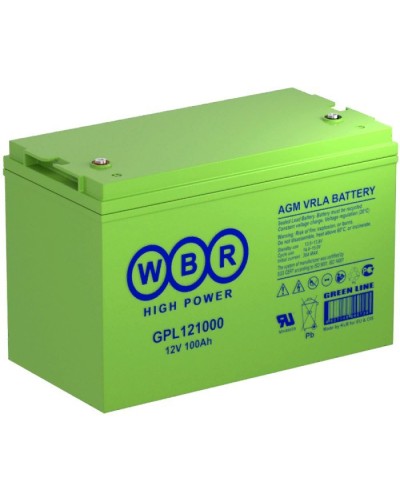 WBR GPL121000A. Аккумулятор герметичный свинцово-кислотный. WBR в Благовещенске