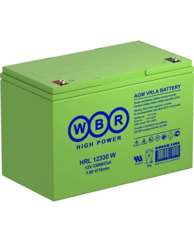 WBR HRL12330W. Аккумулятор герметичный свинцово-кислотный. WBR в Благовещенске