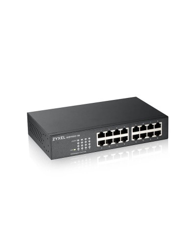 GS1100-16-EU0103F. Коммутатор 16xGE, rack 19, бесшумный. ZYXEL в Благовещенске