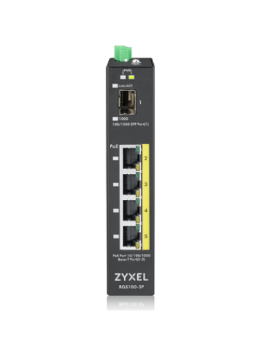 RGS100-5P-ZZ0101F. Промышленный PoE+ коммутатор. ZYXEL в Благовещенске