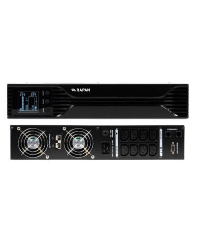 RAPAN-UPS 3000 RACK+4х9Ah (RAPAN-UPS 3000-RACK-IN-4х9-E) (8960). Бесперебойный источник питания. Бастион в Благовещенске
