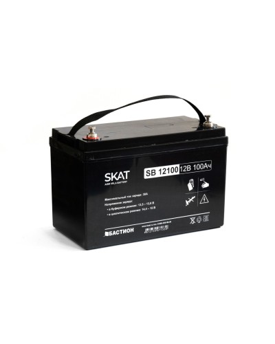 SKAT SB 12100 (2542). Аккумулятор герметичный свинцово-кислотный. Бастион в Благовещенске