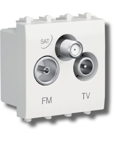 Розетка TV-FM-SAT Avanti 1 модуль черный квадрат (4402532): Розетка TV-FM-SAT в Благовещенске