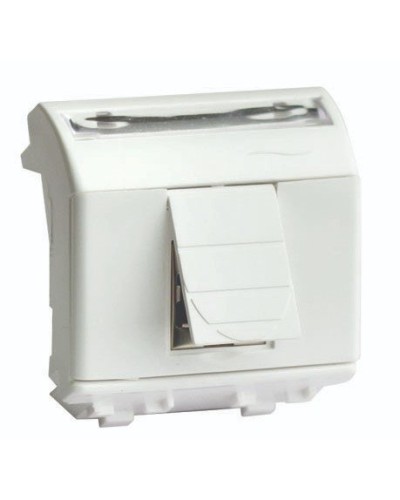 Розетка RJ-45 Brava 2 модуля слоновая кость (75450S): Розетка компьютерная с двумя разъёмами в Благовещенске