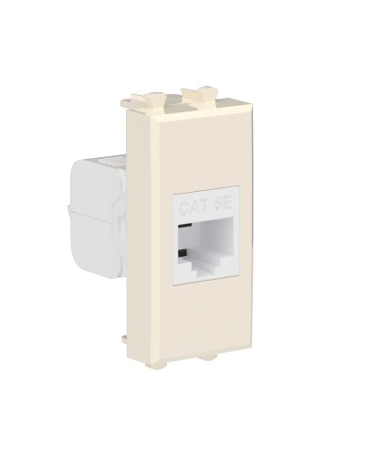 Розетка RJ-45, кат.5E, Avanti, 1 модуль, ванильная дымка (4405661): Розетка компьютерная модульная в Благовещенске