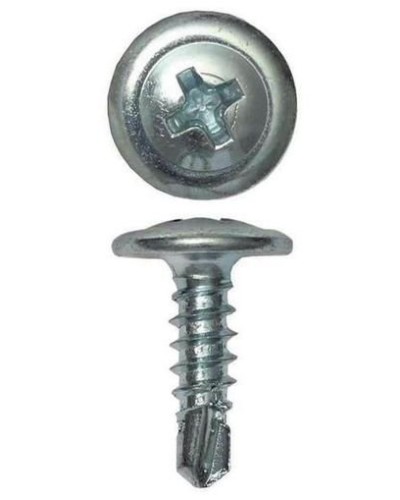 Саморез с пресс-шайбой 4.2х19 со сверлом (200 шт) (CM274019). Саморез с пресс-шайбой. ДКС в Благовещенске