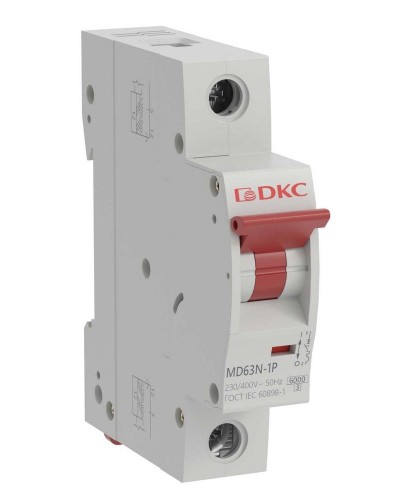 YON max MD63N 1P 6А 6кА C (MD63N-1PC6). Автоматический выключатель. ДКС в Благовещенске