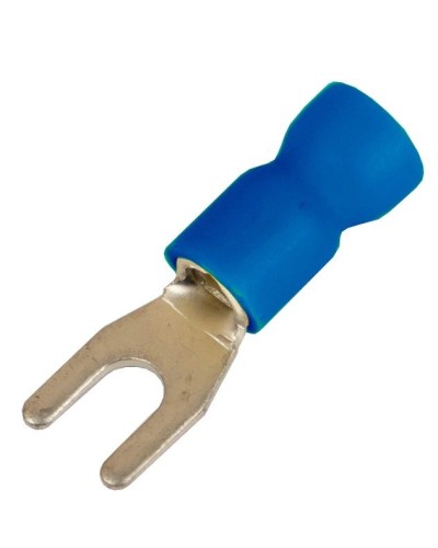 Наконечник вилочный НВИ 1,5-2,5 М3,5 (D3,7мм) (100 шт) (2B135P-EE-PVC). Наконечник вилочный с изолированным фланцем ПВХ. ДКС в Благовещенске
