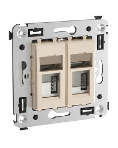 Розетка USB в стену Avanti ванильная дымка (4405543). Розетка USB. ДКС в Благовещенске