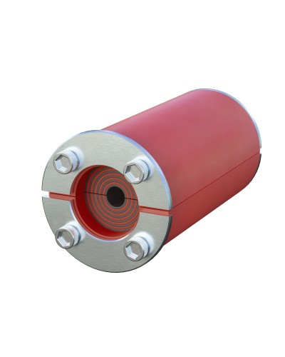Проходка круглая, нержавеющая, D300х70 мм для кабелей D140-240 мм (DXF311B): Проходка круглая, нержавеющая в Благовещенске