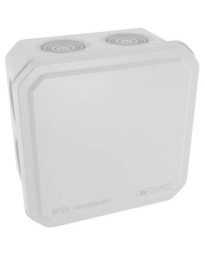 Коробка ответвительная с кабельными вводами IP55, 100х100х50 (53800). Коробка ответвительная. ДКС в Благовещенске
