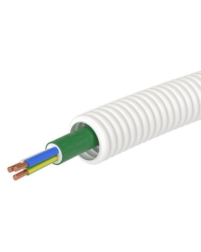 Труба ПЛЛ D20 + ППГнг(А)-HF 3х1,5 (ГОСТ+) (8L82050HF). Гофрошланг с кабелем. ДКС в Благовещенске