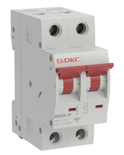 YON max MD63N 2P 16А 6кА C (MD63N-2PC16). Автоматический выключатель. ДКС в Благовещенске