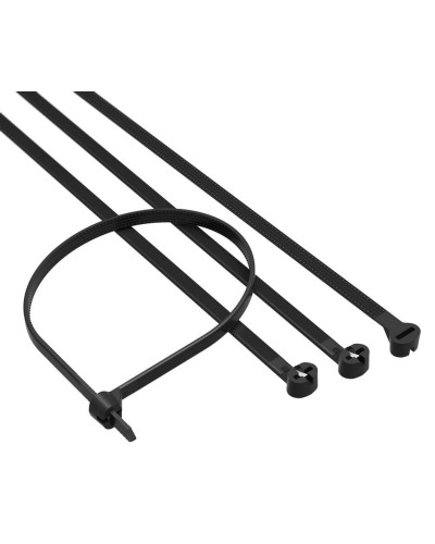 Хомут 2,5x200 P6.6, черный (100шт) (21307SR): Хомут с двойным замком в Благовещенске