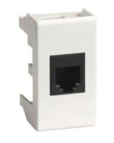 Розетка RJ-45 Viva 1 модуль белая (45038): Розетка компьютерная с одним разъёмом в Благовещенске