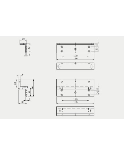 L+Z кронштейн для EMC 1200 ALH. L+Z кронштейн для EMC 1200 ALH. dormakaba в Благовещенске