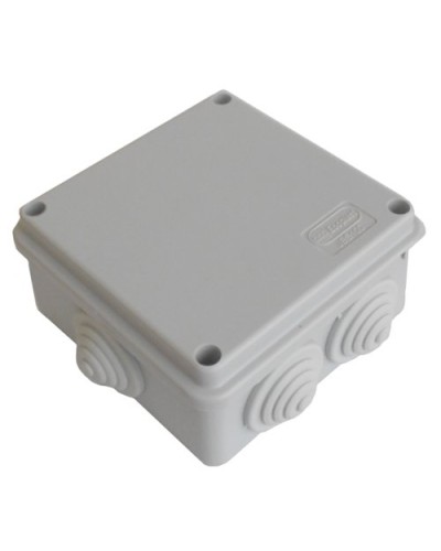 Коробка JBS100 100х100х55, 6 вых., 4P (0,15...2,5мм²) серая (43047HF-GR). Коробка монтажная, огнестойкая, без галогена. Экопласт в Благовещенске