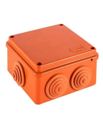Коробка JBS100 100х100х55, 6 вых., 12P (1,5…4мм²) (43477HF): Коробка монтажная, огнестойкая, без галогена в Благовещенске