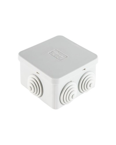 Коробка JBS070 70х70х40, 6 вых., IP44, серая (44056). Коробка монтажная. Экопласт в Благовещенске