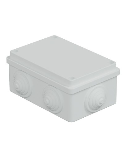 Коробка JBS120 120х80х50, 6 вых., IP55, белая (44008W-1). Коробка монтажная. Экопласт в Благовещенске