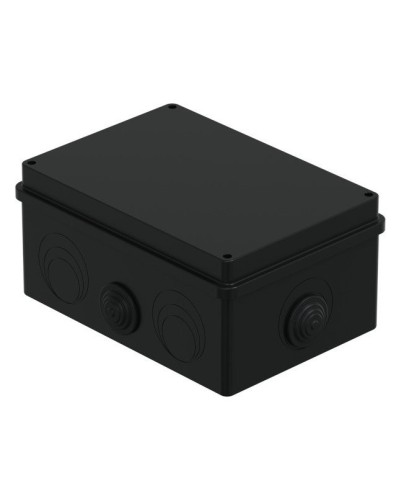 Коробка JBS210 210х150х100, 8 вых., IP55, черная (44016BL-1). Коробка монтажная. Экопласт в Благовещенске