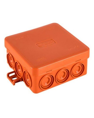Коробка JBL085 85х85х38, 12 вых., 4P (0,15...6мм²) (43755HF): Коробка монтажная, огнестойкая, без галогена в Благовещенске