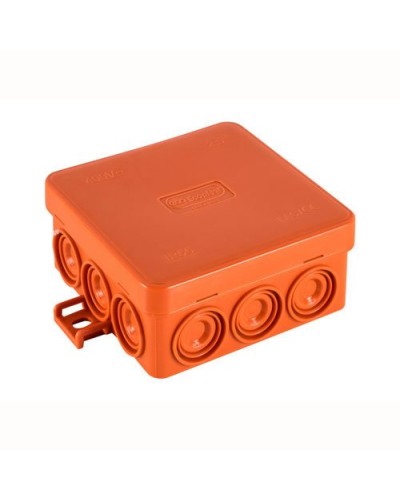 Коробка JBL085 85х85х38, 12 вых., 2P (1,5-10мм²) (43715HF): Коробка монтажная, огнестойкая, без галогена в Благовещенске