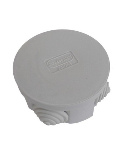Коробка 3001 D70x36, 4 вых, IP55, серая (44001HF). Коробка монтажная. Экопласт в Благовещенске