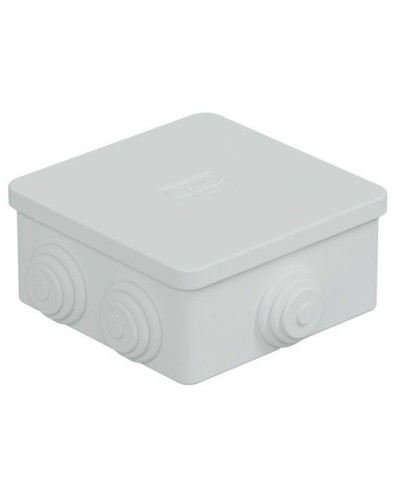 Коробка JBS080 85х85х40, 6 вых, IP44, белая (44006W-1). Коробка монтажная. Экопласт в Благовещенске