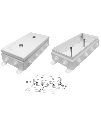 КМ IP55-1224. Коробка монтажная электротехническая. Гефест в Благовещенске