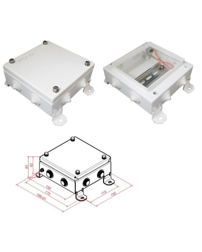 КМ IP55-1515. Коробка монтажная электротехническая. Гефест в Благовещенске